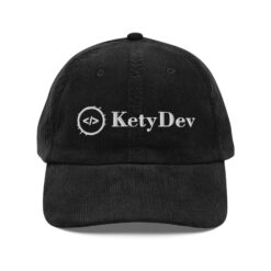 KetyDev Vintage corduroy cap